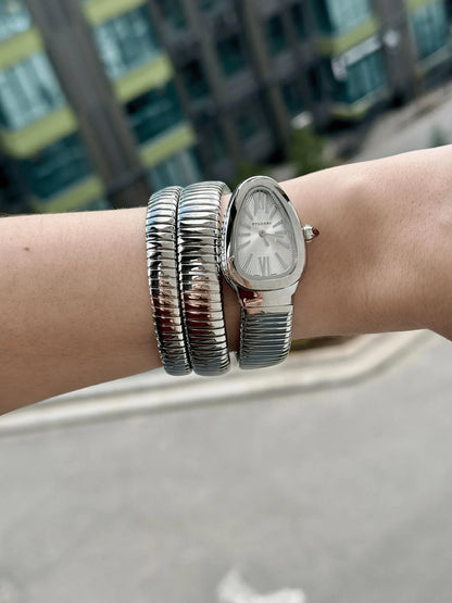 Snake Watch 🔥 ساعة الافعى لي تحوّل أي لوك إلى أناقة وهيبة